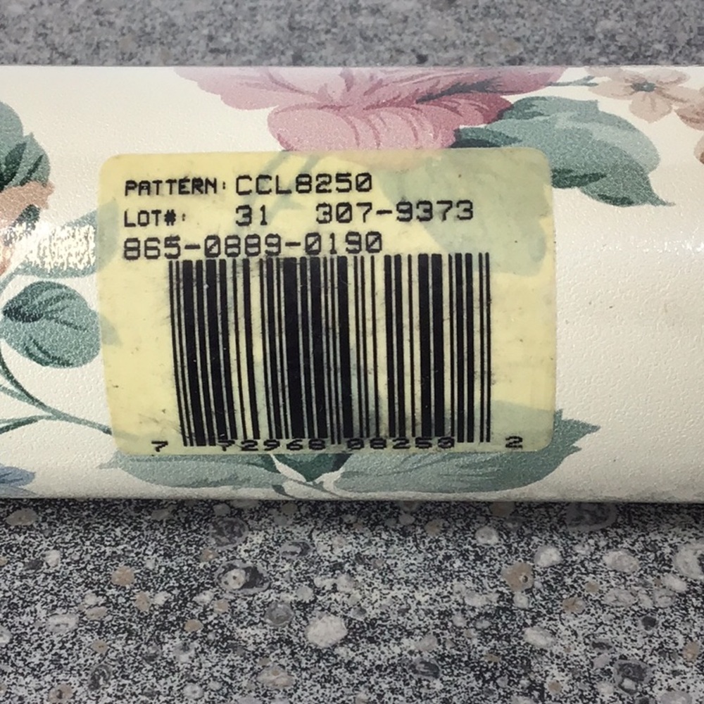 Rose Cream Solid Vinyl Wallpaper Pre-Pasted 3 of 3 - Picture 5 of 11